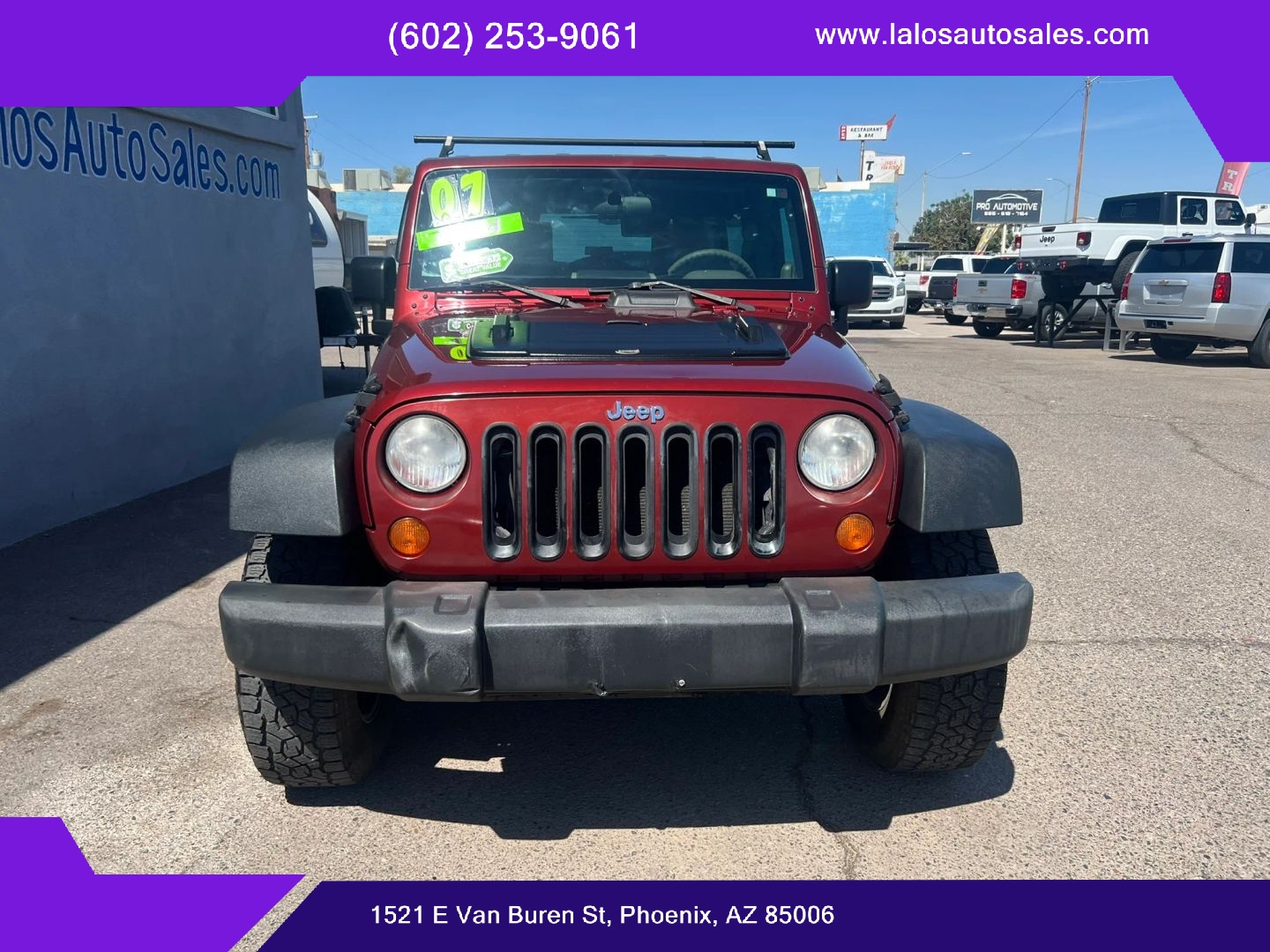 jeep wrangler unlimited 2007 1J4GA39187L196958 image jeep wrangler unlimited 2007 1J4GA39187L196958 image